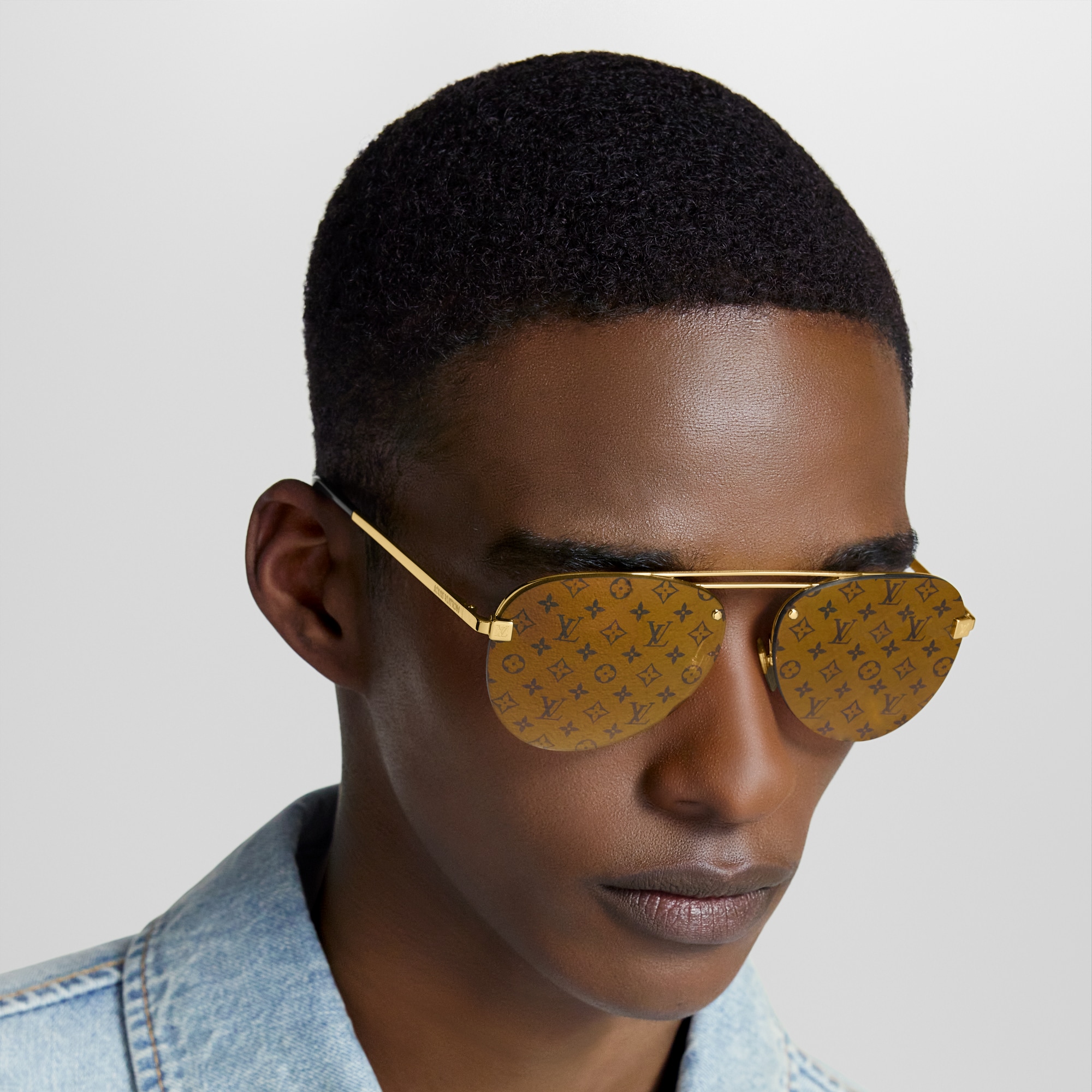 Louis Vuitton アビエーターサングラス ゴールド LOUIS VUITTON ルイ・ヴィトン Louis Vuitton パイロット